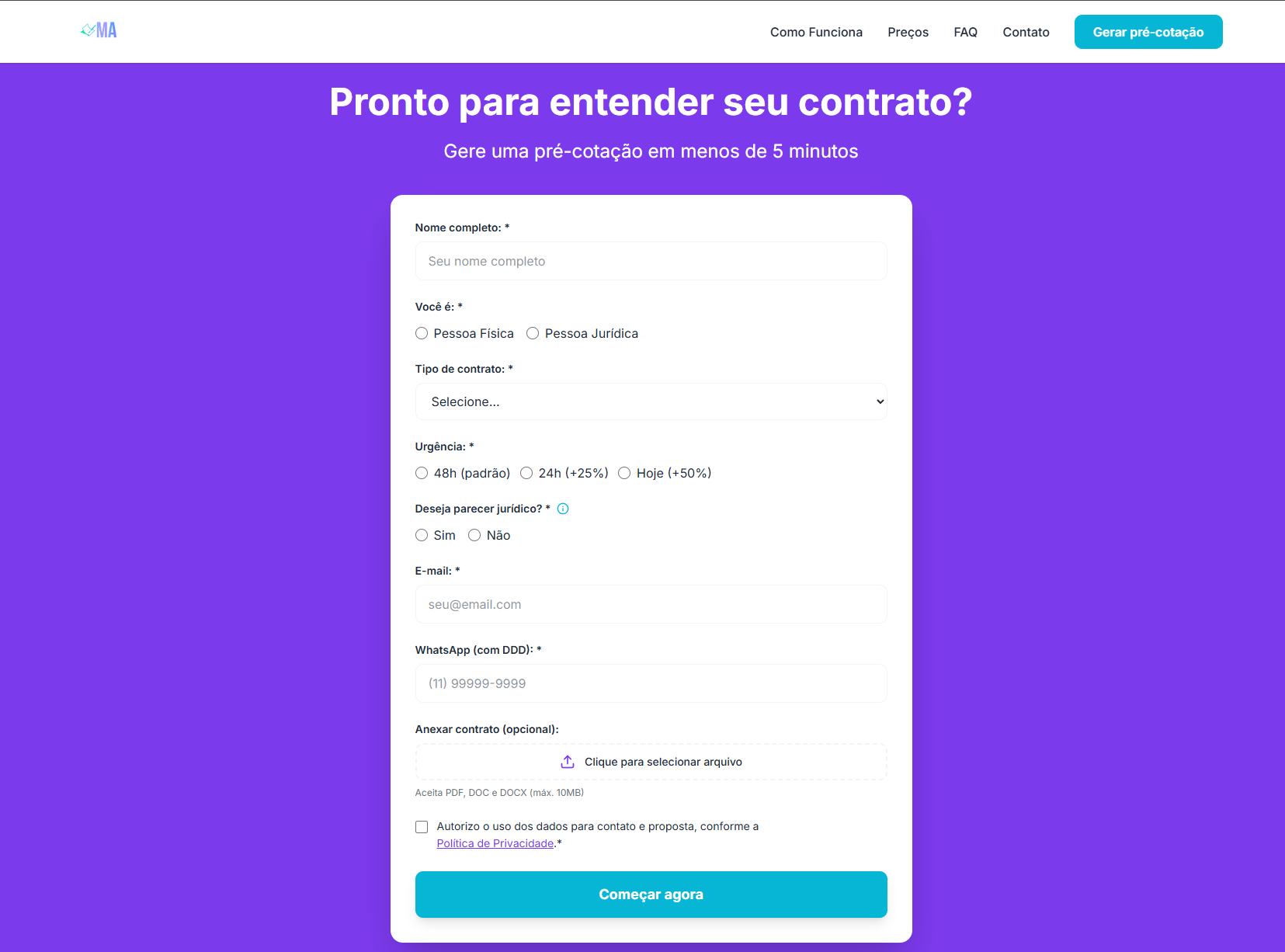 Formulários Inteligentes